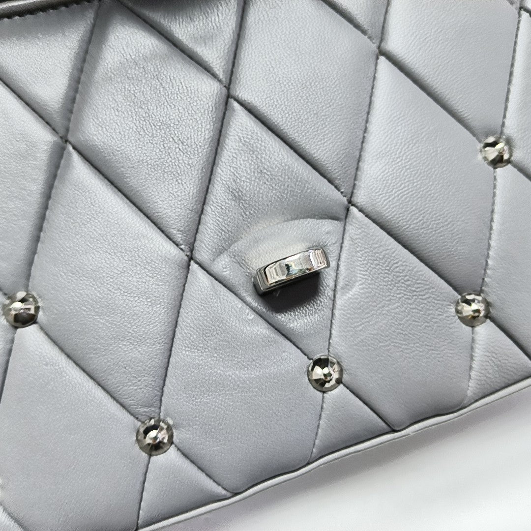 Pattina Nappa Quilted Lambskin Gray