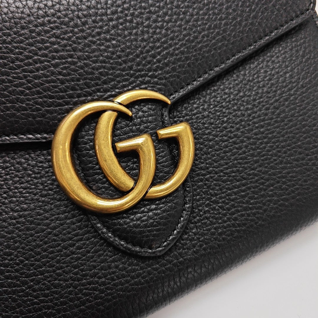 GG Marmont Mini Calfskin Black