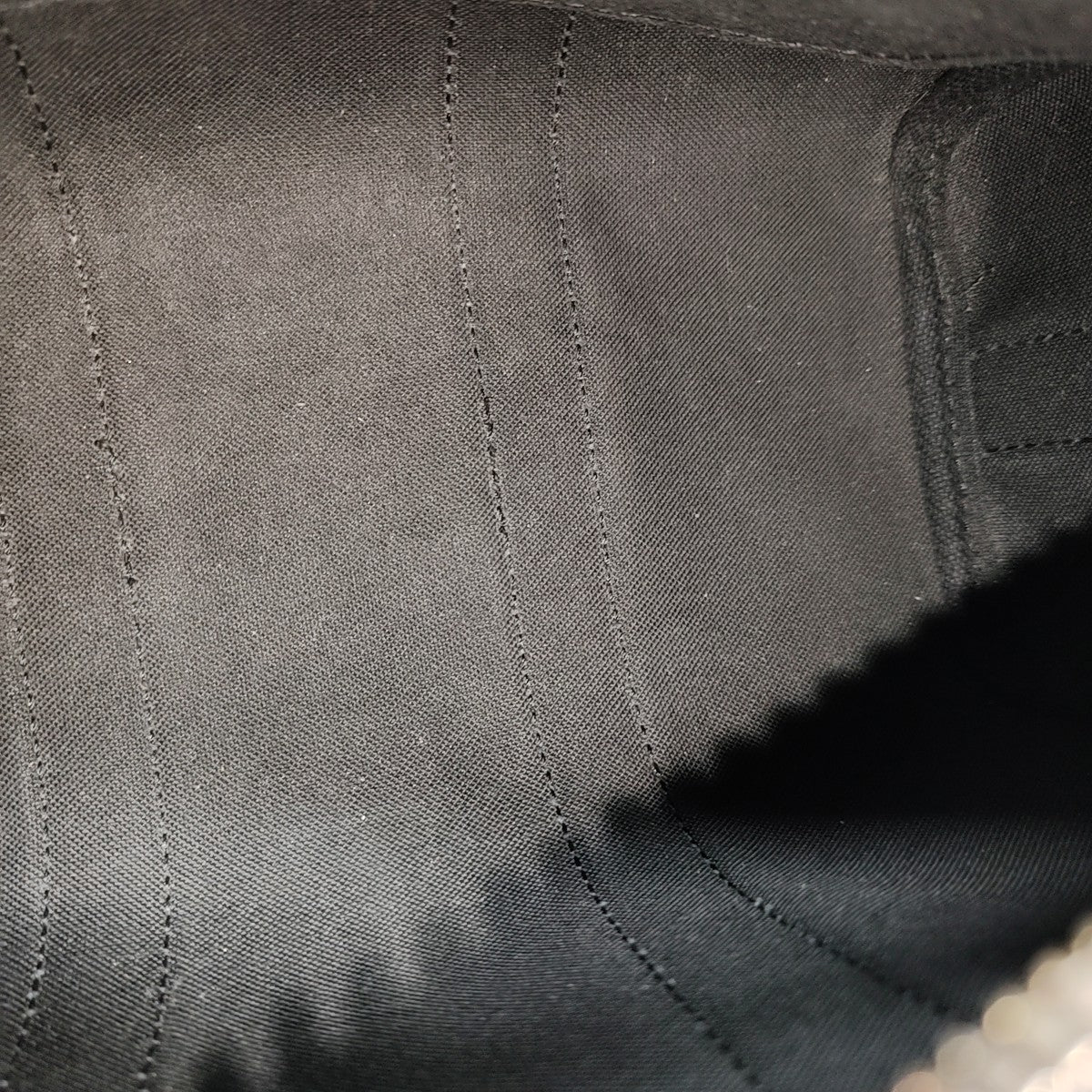 KEEPALL 25 Monogram Coated Canvas Black