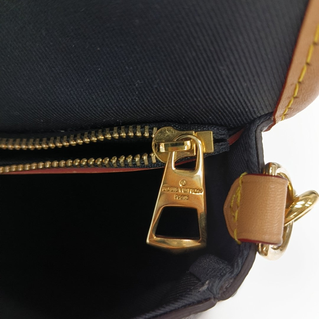 DIANE Monogram Coated Canvas Brown