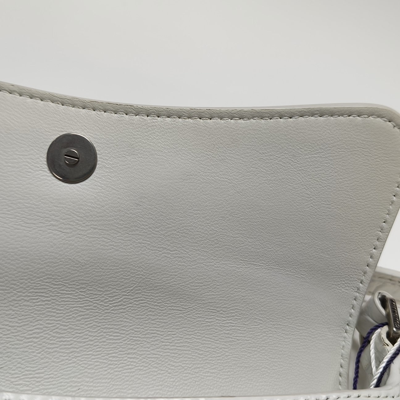 Calfskin Shoulder Bag White
