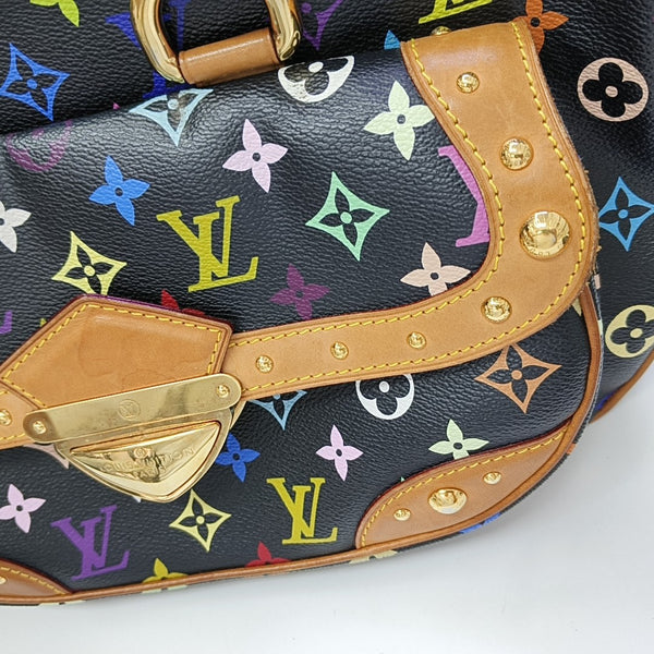 LV × TM RITA Monogram Coated Canvas Black