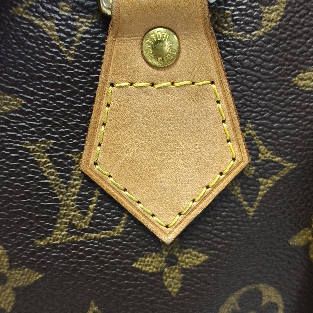 SPEEDY 30 Monogram Coated Canvas Brown