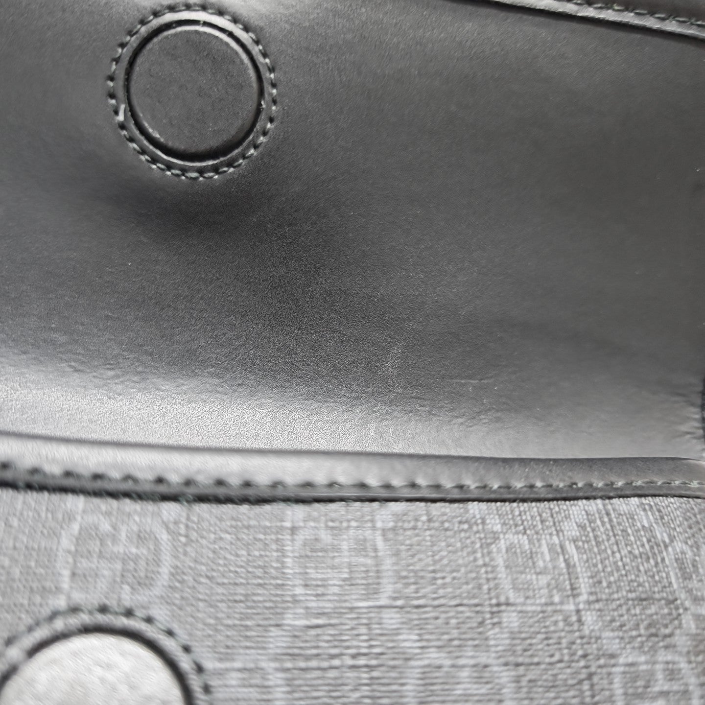 Neo Vintage Monogram Coated Canvas Black