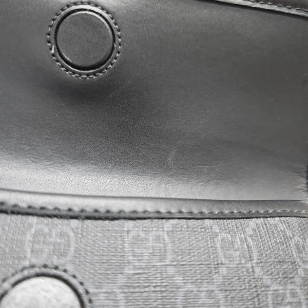 Neo Vintage Monogram Coated Canvas Black