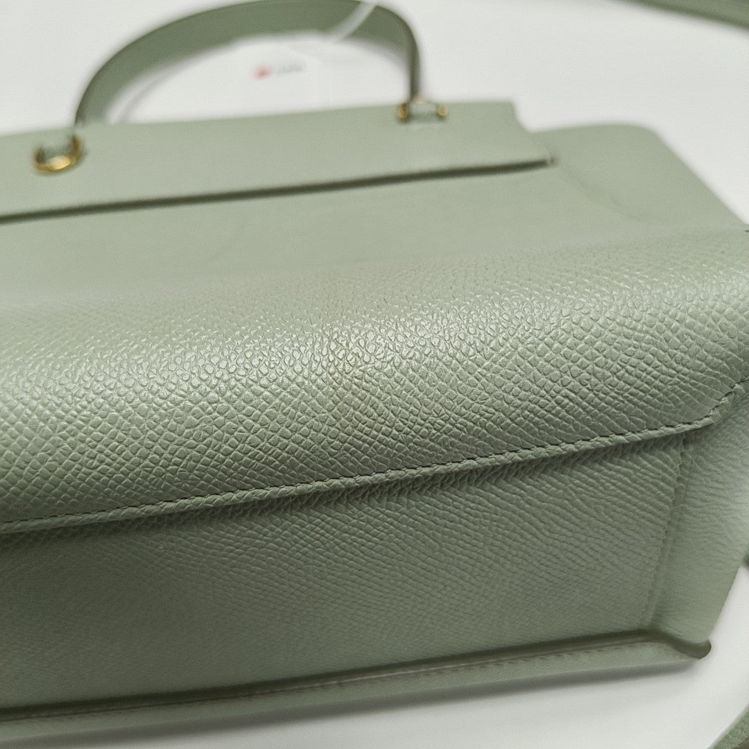 BELT Nano Calfskin Green