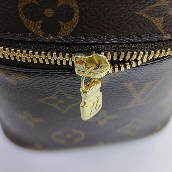 NICE Mini Monogram Coated Canvas Brown