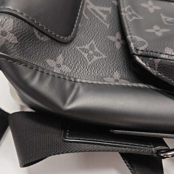 VOYAGER PM Monogram Coated Canvas Black