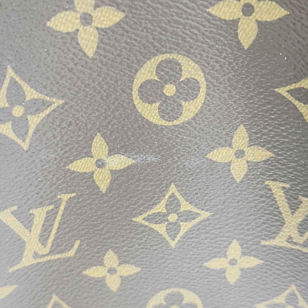 ONTHEGO MM Monogram Coated Canvas Brown