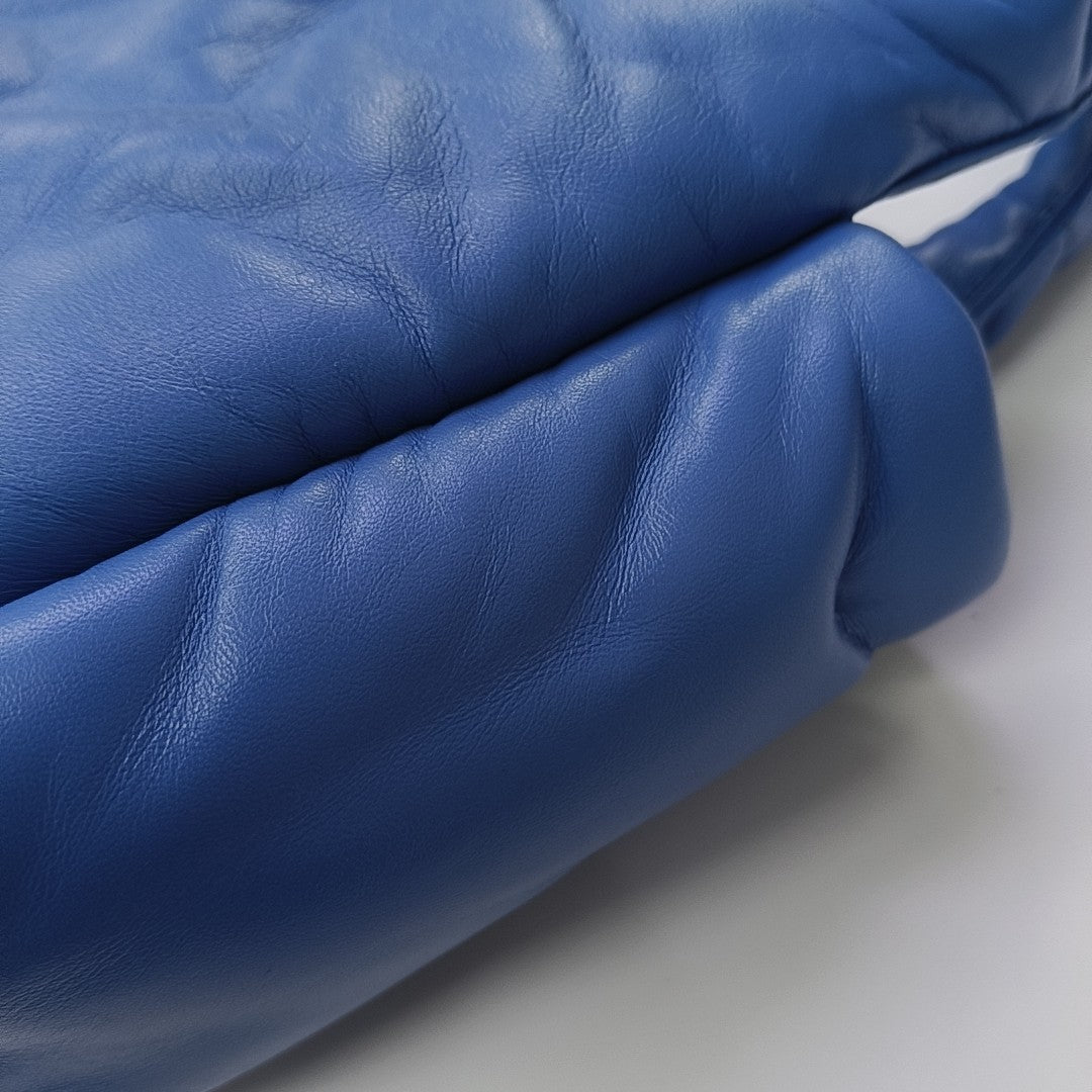 Lambskin Shoulder Bag Blue