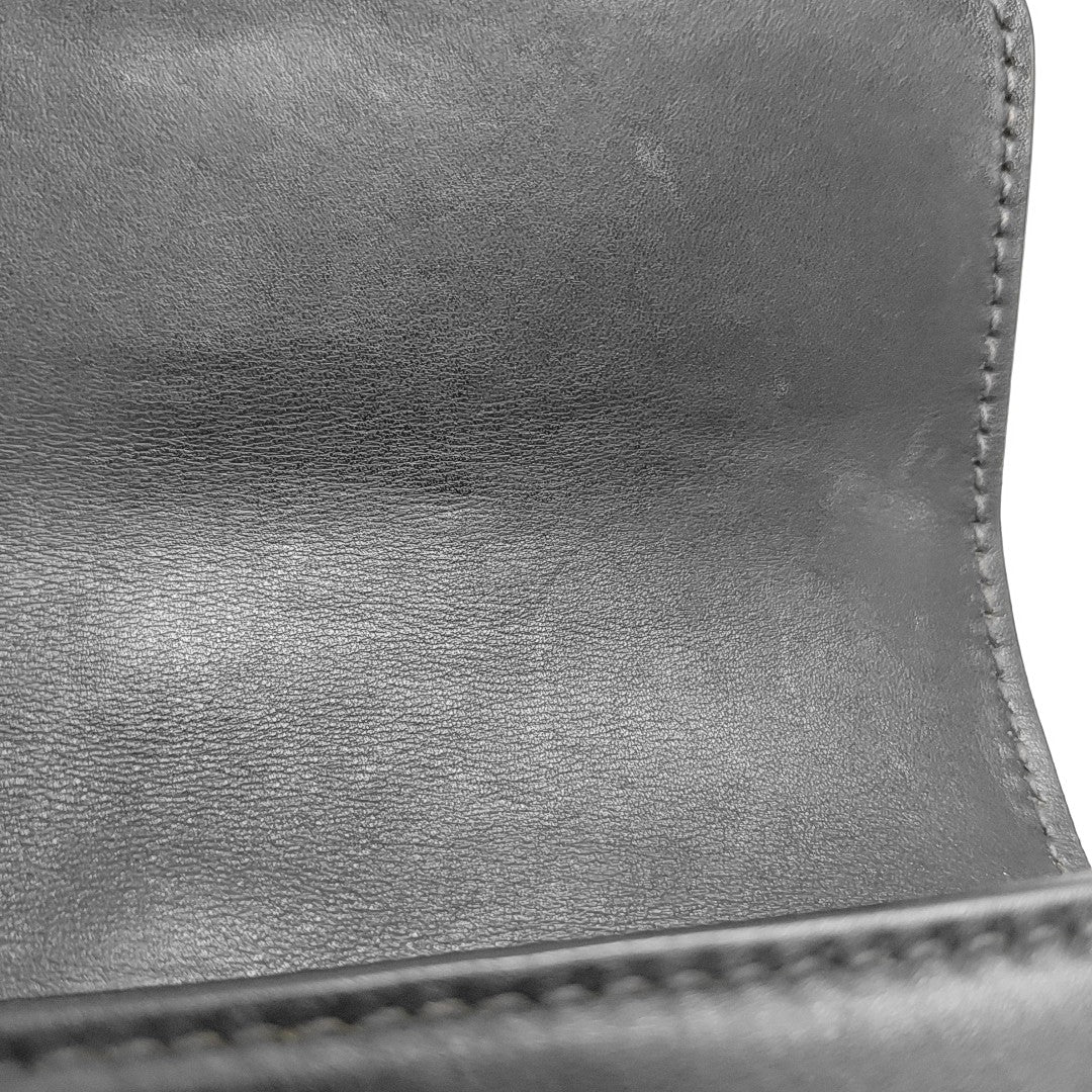 Calfskin Shoulder Bag Black