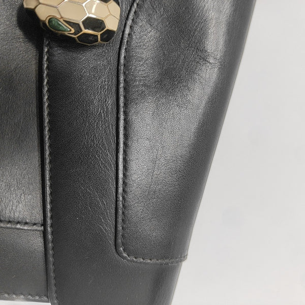 SERPENTI FOREVER Calfskin Black
