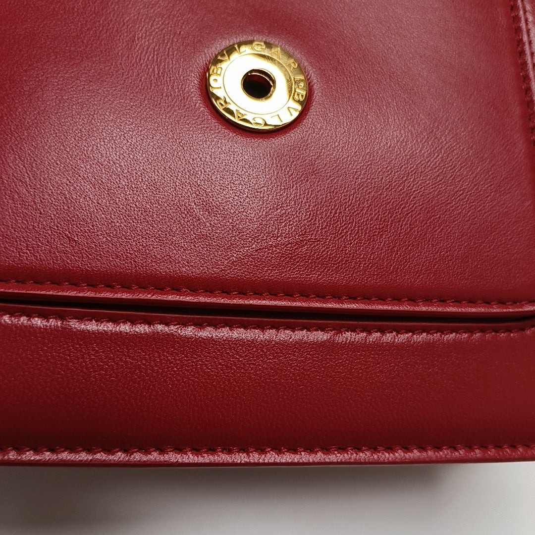 SERPENTI FOREVER Small Lambskin Red