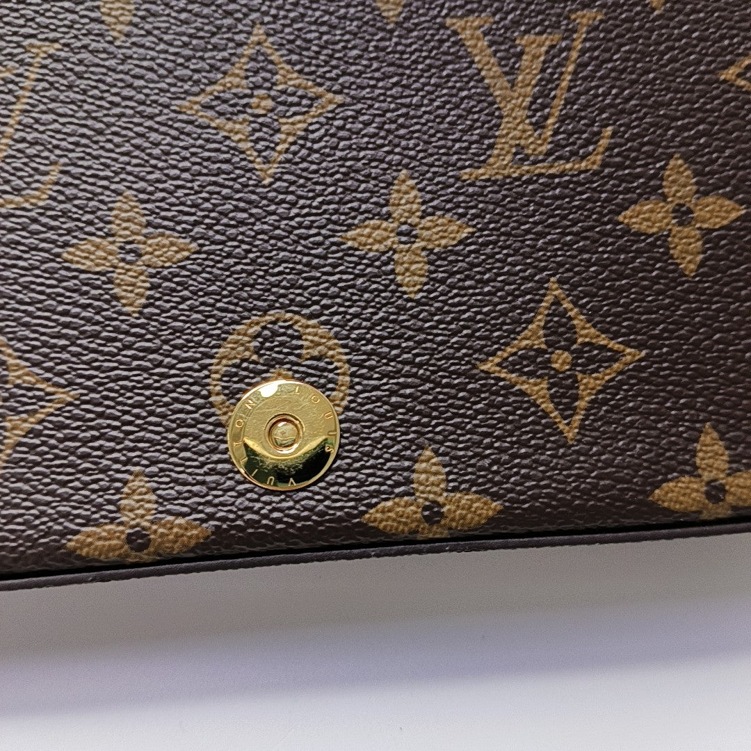 FÉLICIE Monogram Coated Canvas Brown