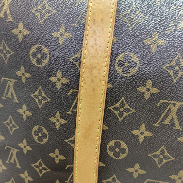SAC SOUPLE 55 Monogram Coated Canvas Brown