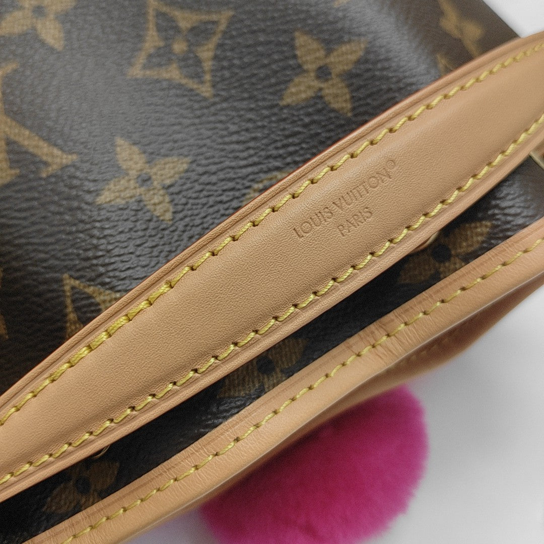 VIVIENNE Monogram Coated Canvas Brown