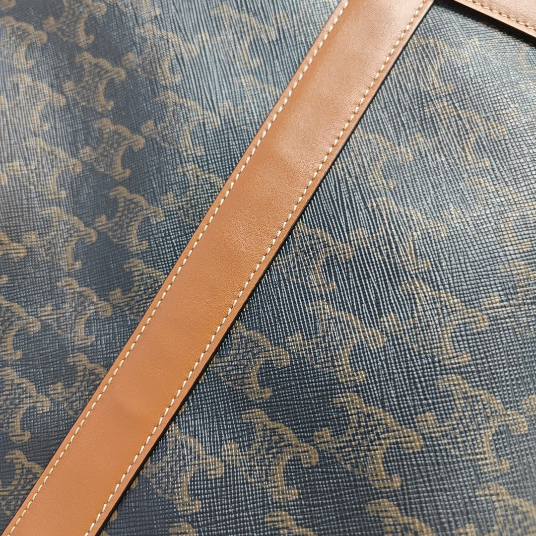 TRIOMPHE CANVAS Medium Coated Canvas Brown