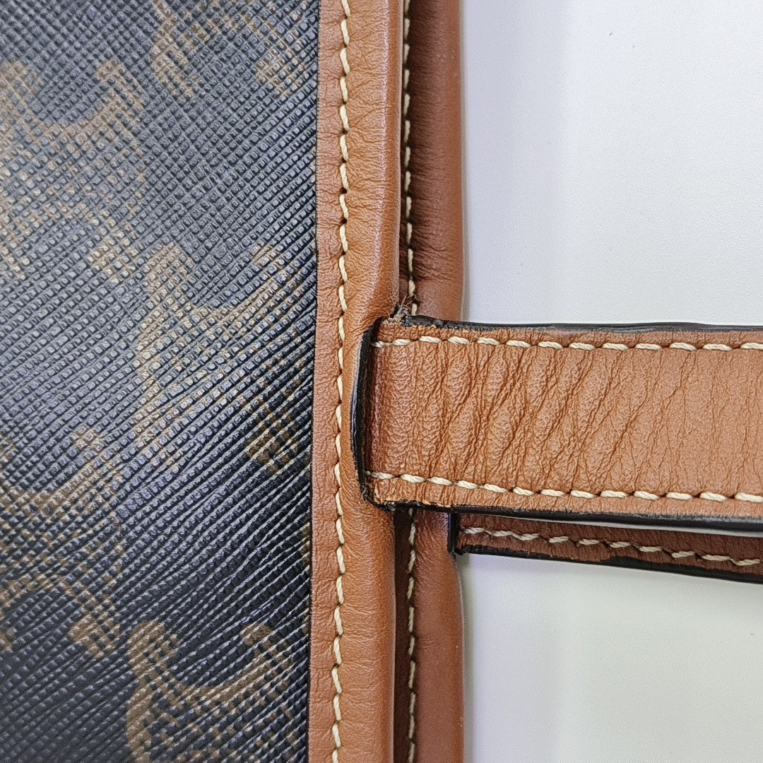 TRIOMPHE CANVAS Medium Coated Canvas Black