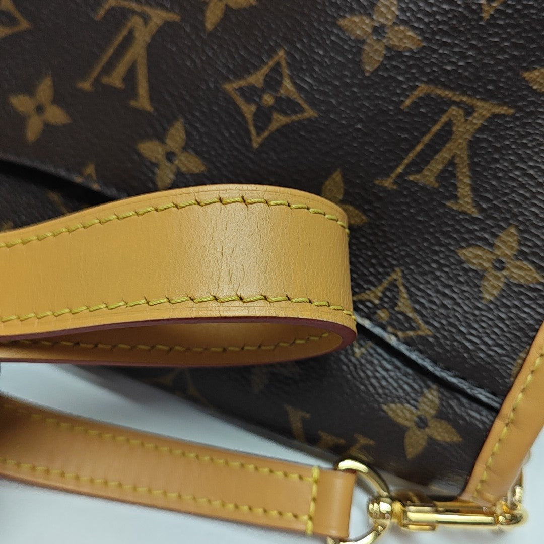 DIANE Monogram Coated Canvas Brown