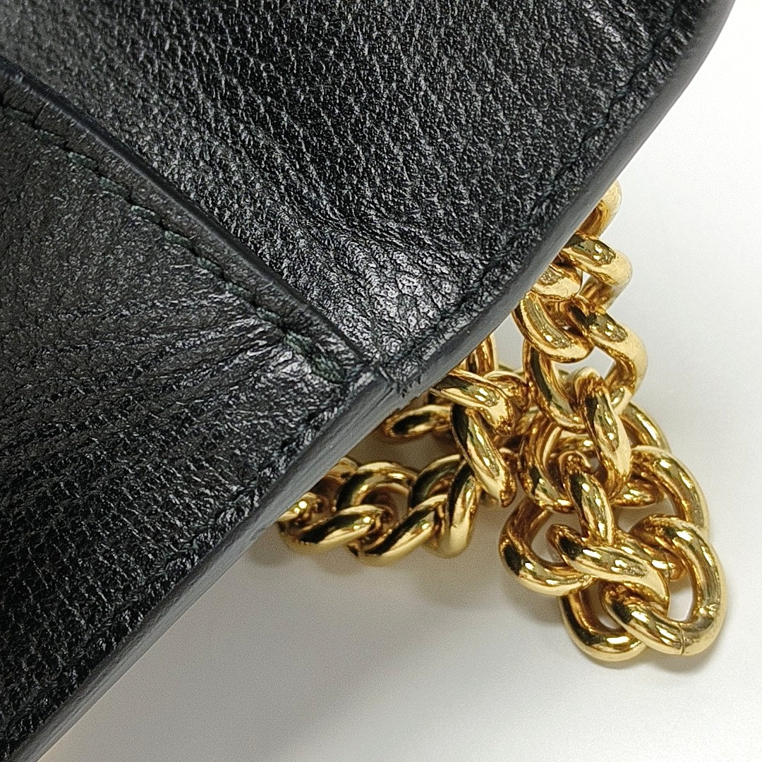 Authenticated pre-owned  Padlock Small Calfskin Black - Shoulder Bag at Looply