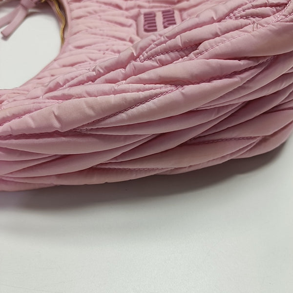 Wander Matelassé Mini Quilted Fabric Pink