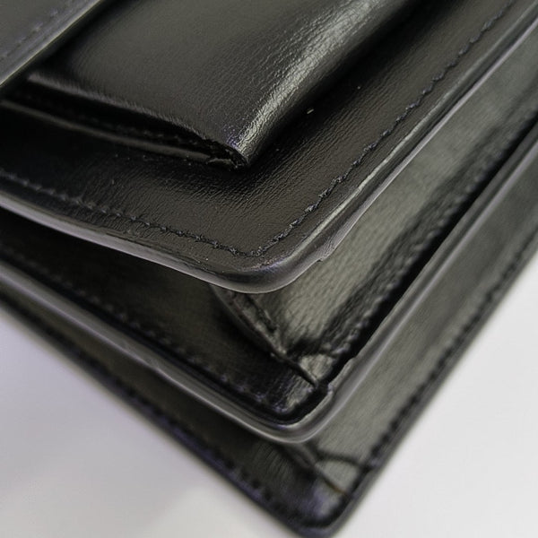 SUNSET Medium Calfskin Black