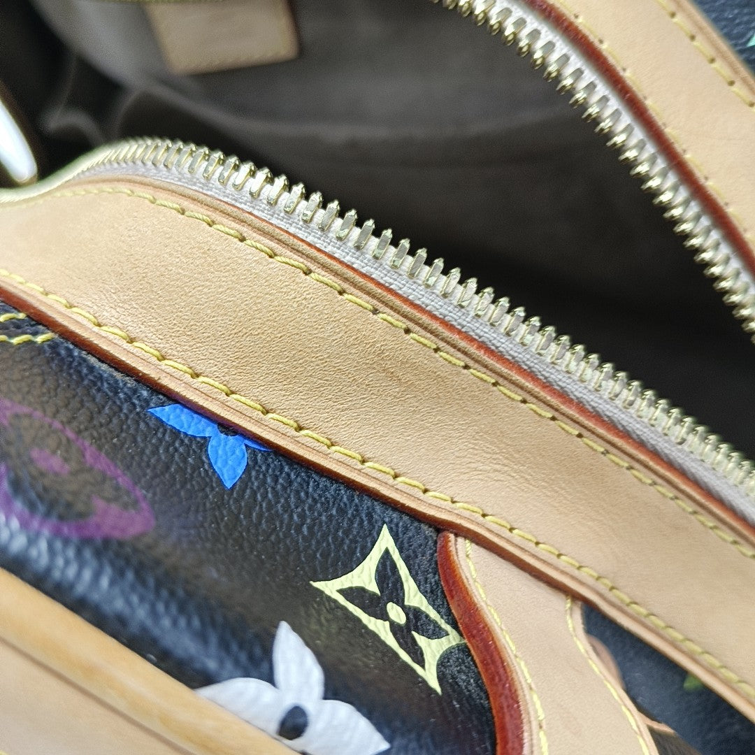 LV × TM CLAUDIA Monogram Coated Canvas Black