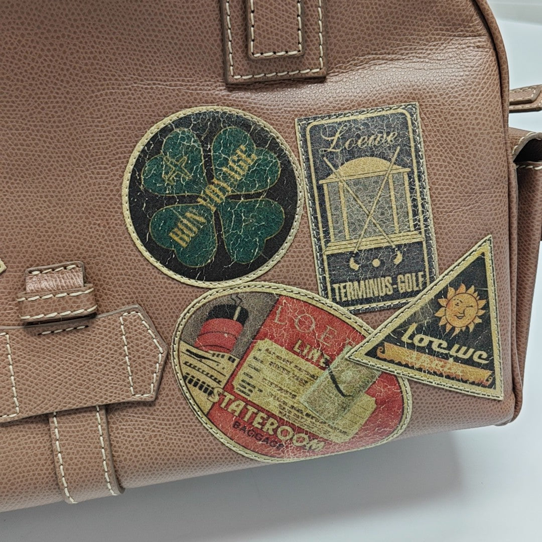 Calfskin Top Handle Bag Beige