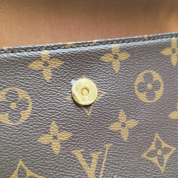 IVY Monogram Coated Canvas Brown