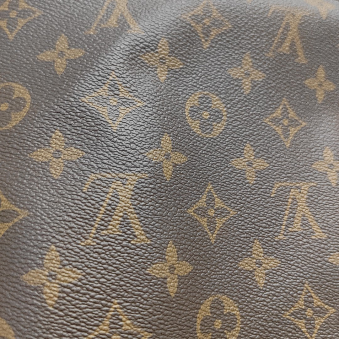 ALL IN GM Monogram Coated Canvas Brown