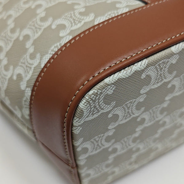 TRIOMPHE CANVAS Small Coated Canvas Beige