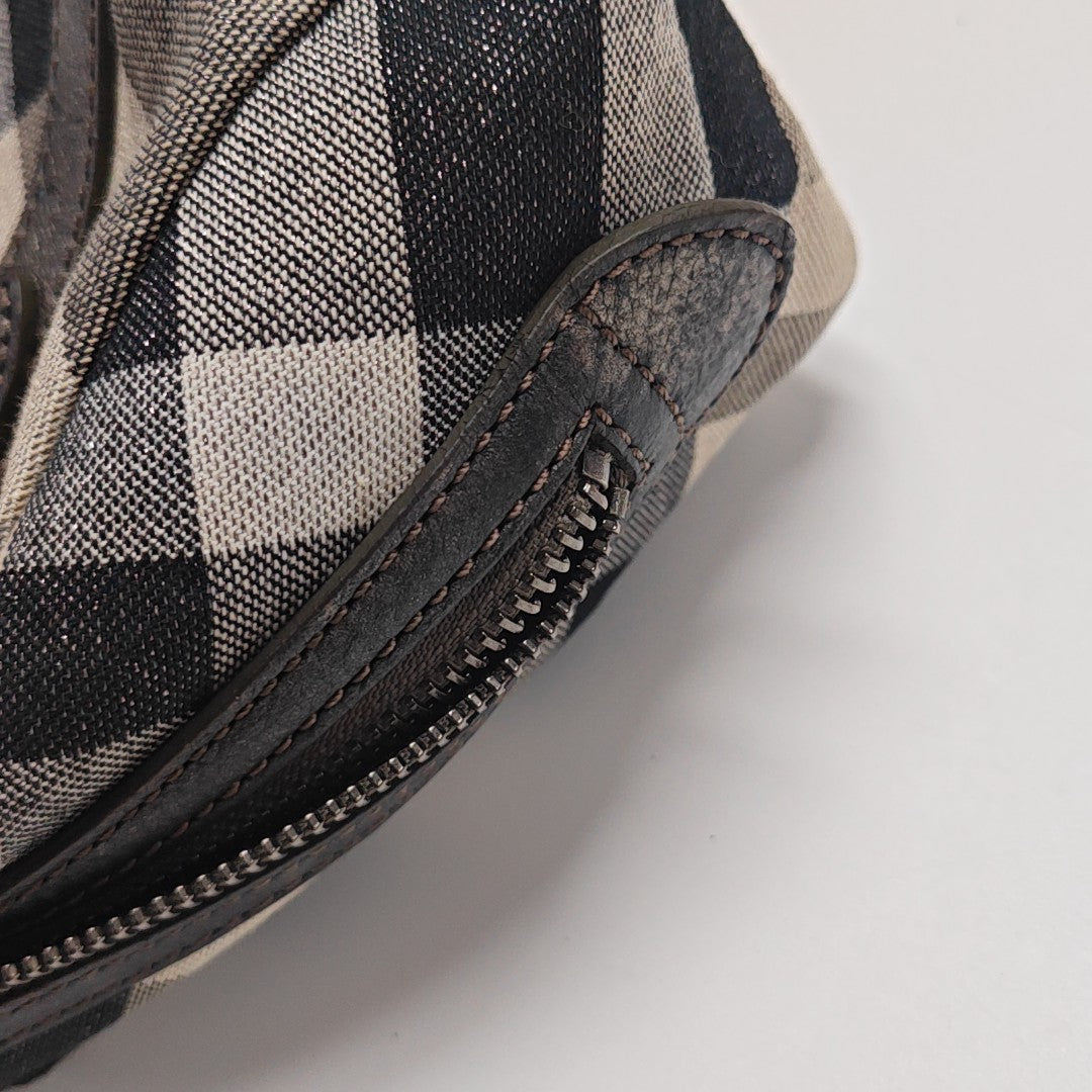 Canvas Top Handle Bag Gray