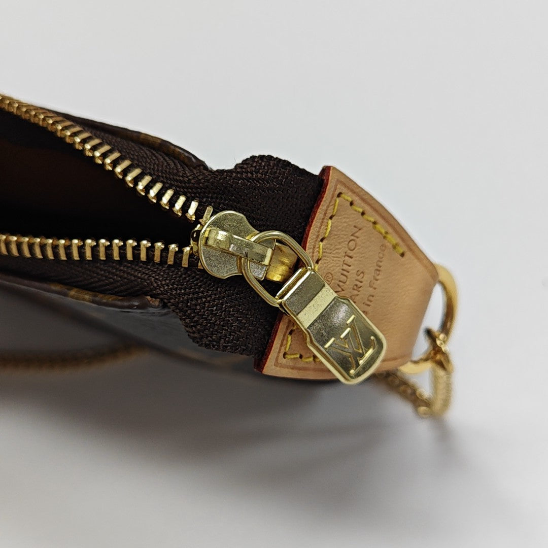 ACCESSOIRES Mini Monogram Coated Canvas Brown