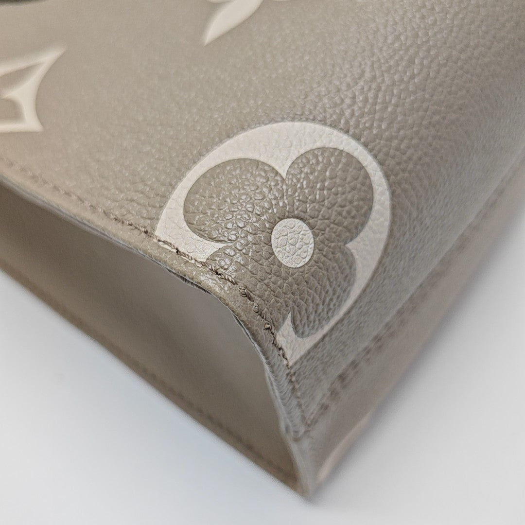 ONTHEGO PM Monogram Calfskin Gray