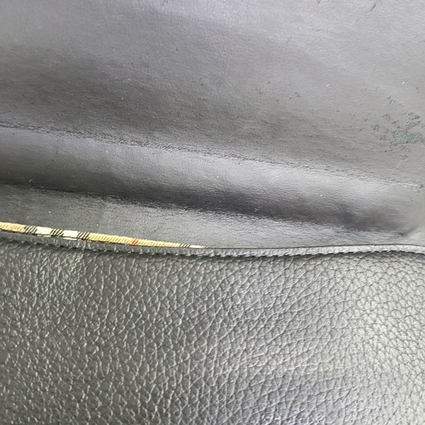 Calfskin Top Handle Bag Black