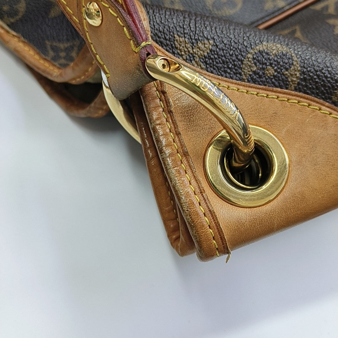 GALLIERA GM Monogram Coated Canvas Brown