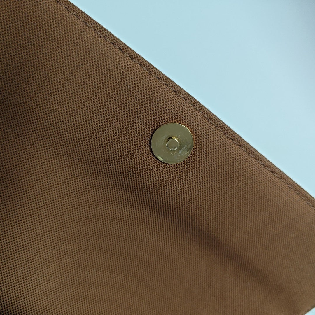 IVY Monogram Coated Canvas Brown
