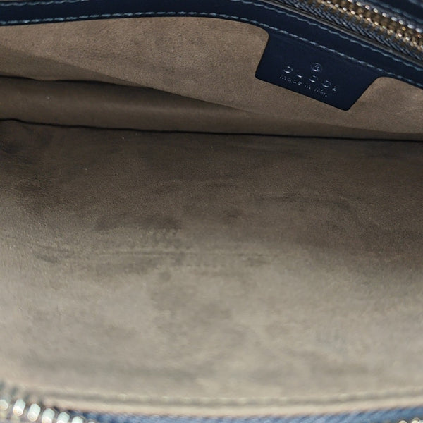 Signature Monogram Calfskin Blue
