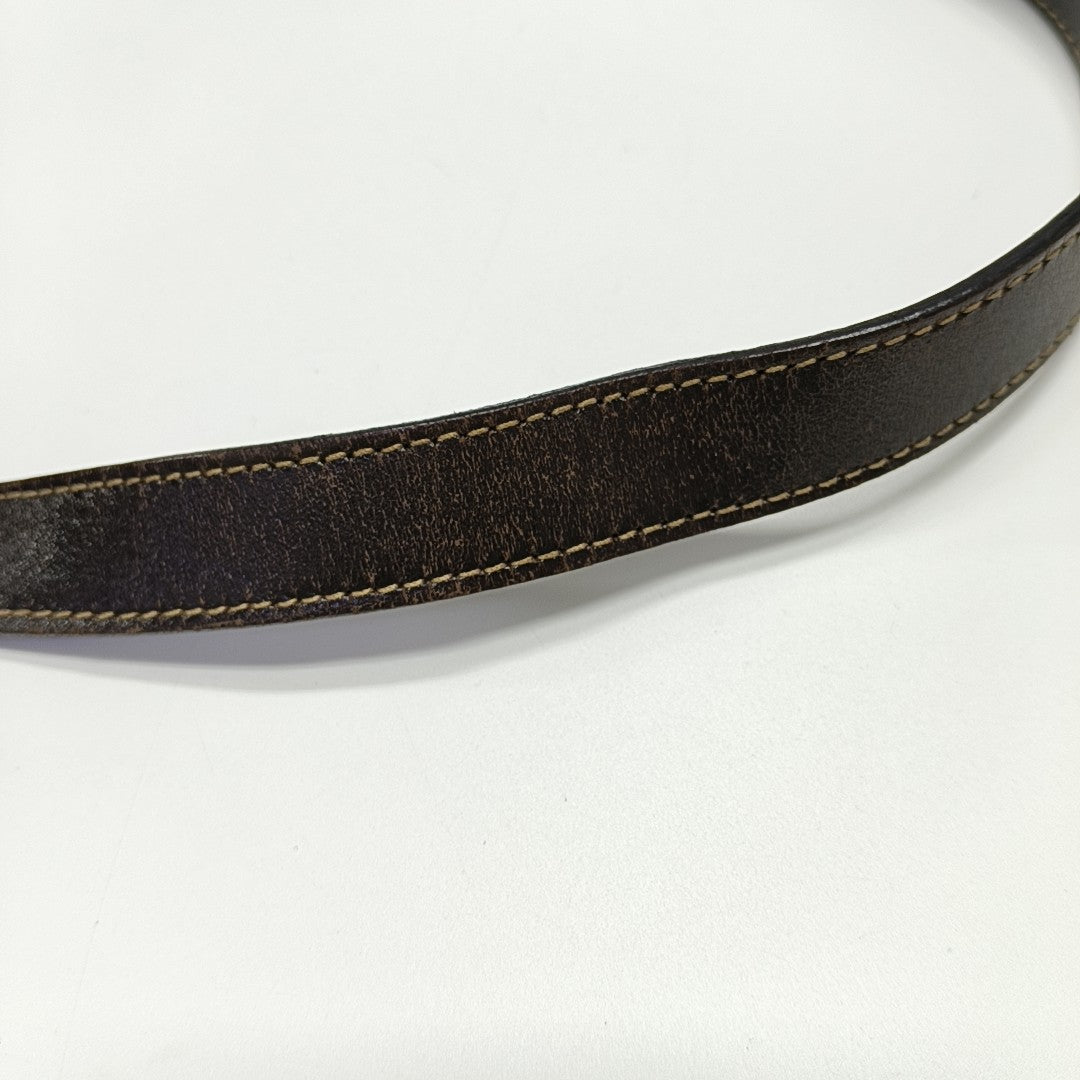 Canvas Shoulder Bag Brown