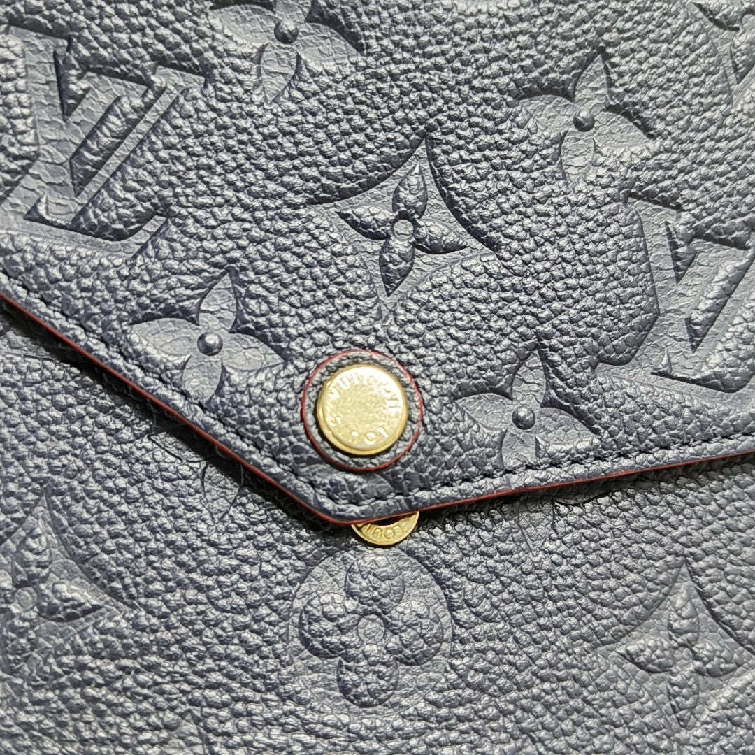 FÉLICIE Monogram Calfskin Blue