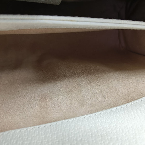 Ophidia Small Calfskin White