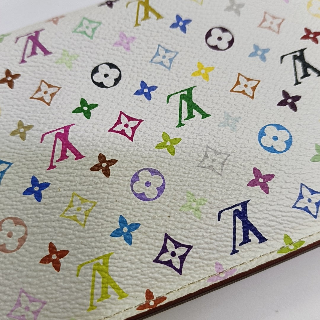 LV × TM INSOLITE Monogram Coated Canvas White Wallet
