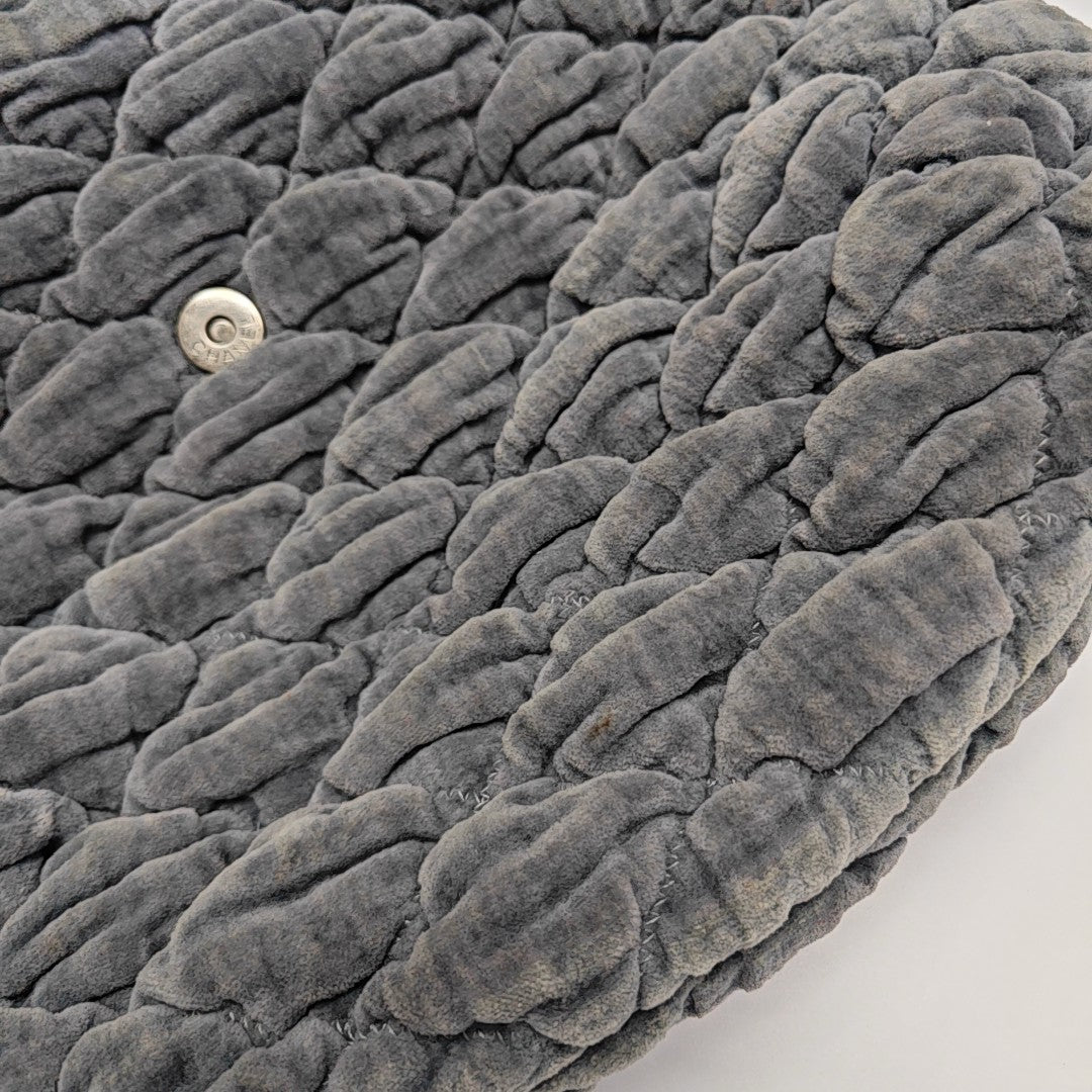 Quilted Velvet Gray