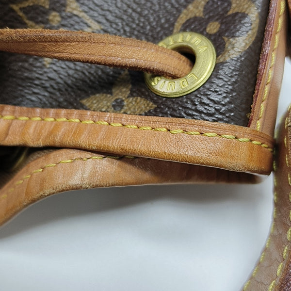 NOÉ BB Monogram Coated Canvas Brown