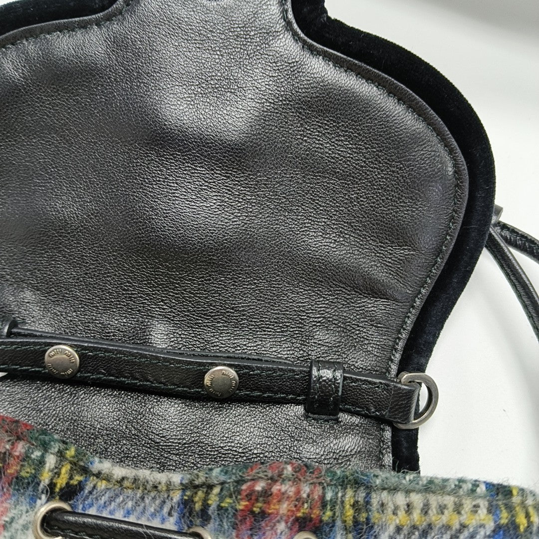 Fabric Crossbody Bag Multicolor