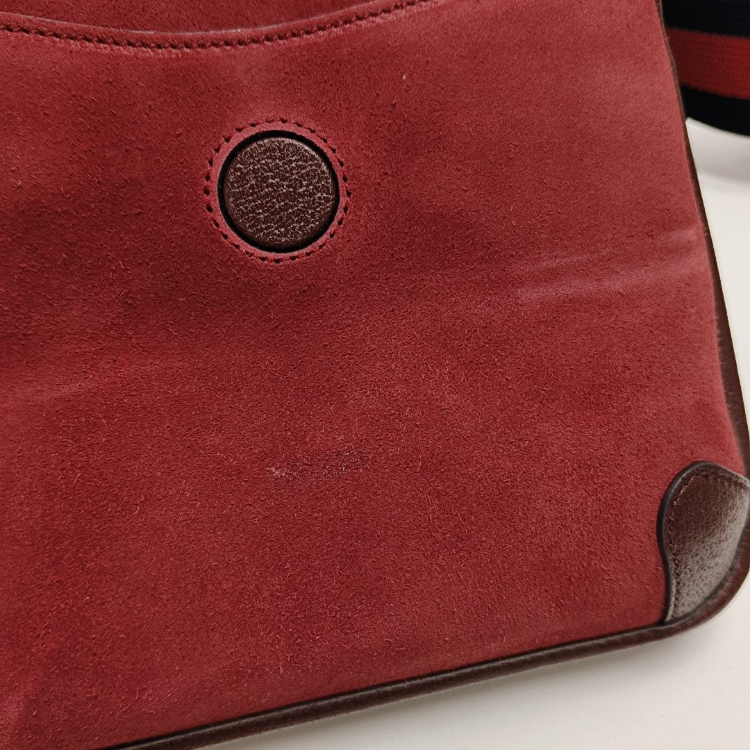 Neo Vintage Small Suede Red