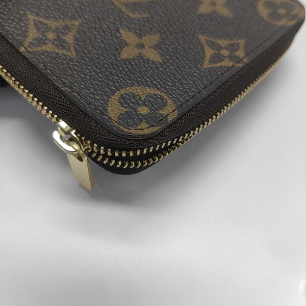 ZIPPY Monogram Coated Canvas Brown Card Holder