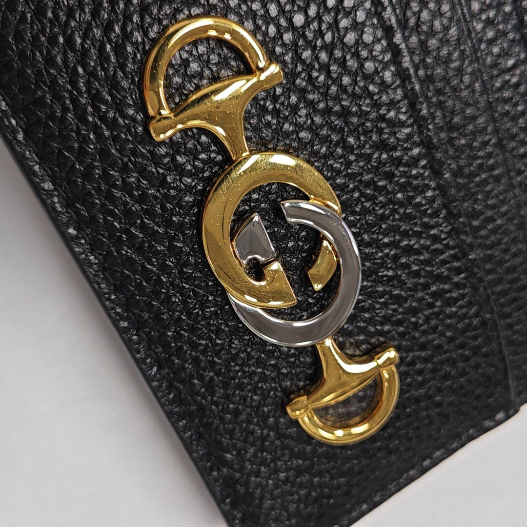 Zumi Calfskin Black Card Holder
