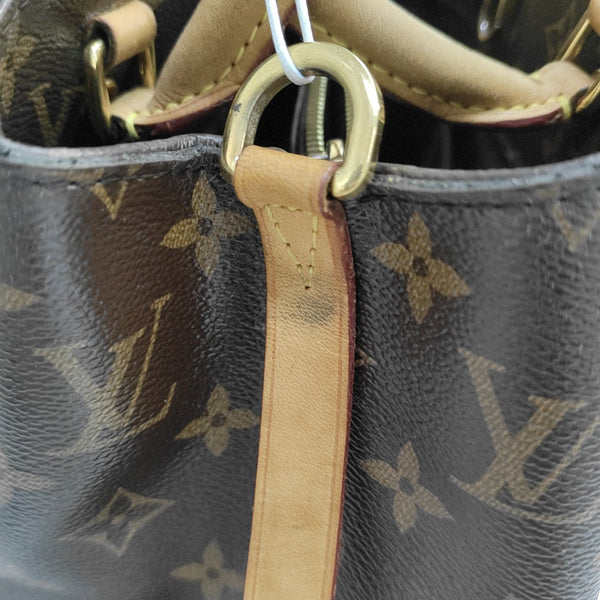 MONTAIGNE Monogram Coated Canvas Brown