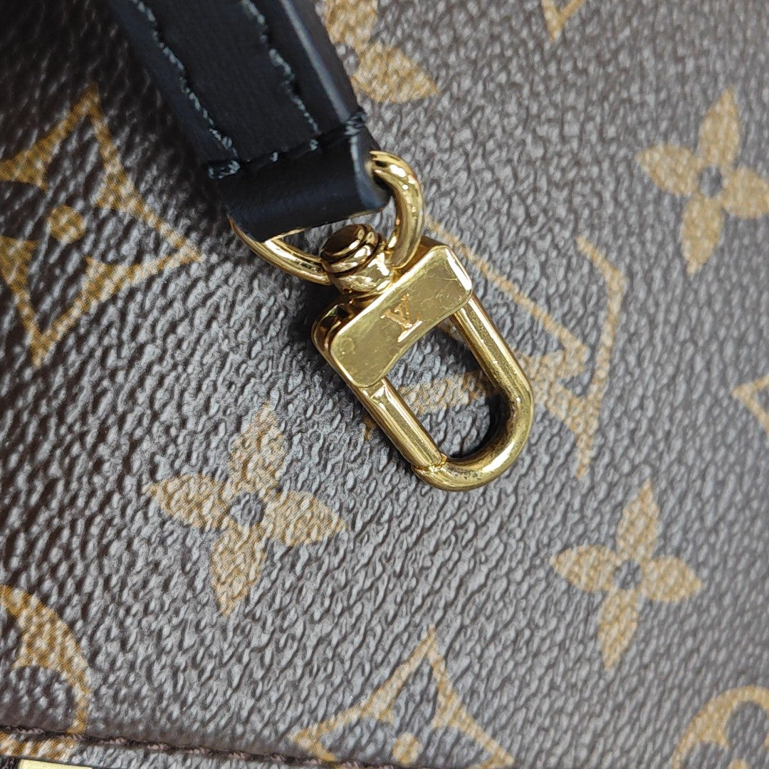 Vanity Chain Pouch Monogram Coated Canvas Brown
